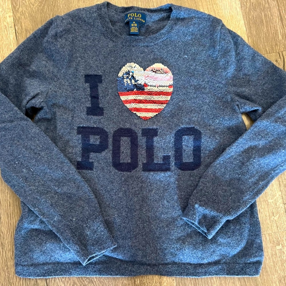 Polo girls sweater